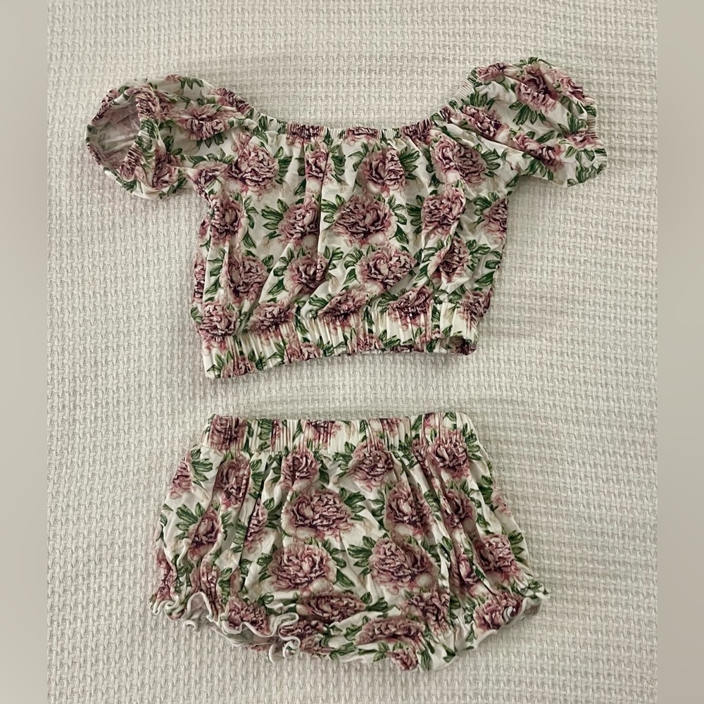 Kate Quinn Peony Bubble Two Piece Sunsuit